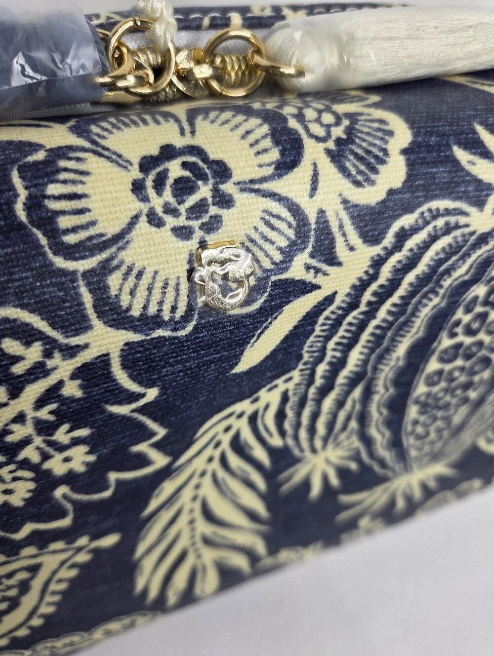Spartina 449 Large Cosmetic Pouch Flagler Blue NWT
